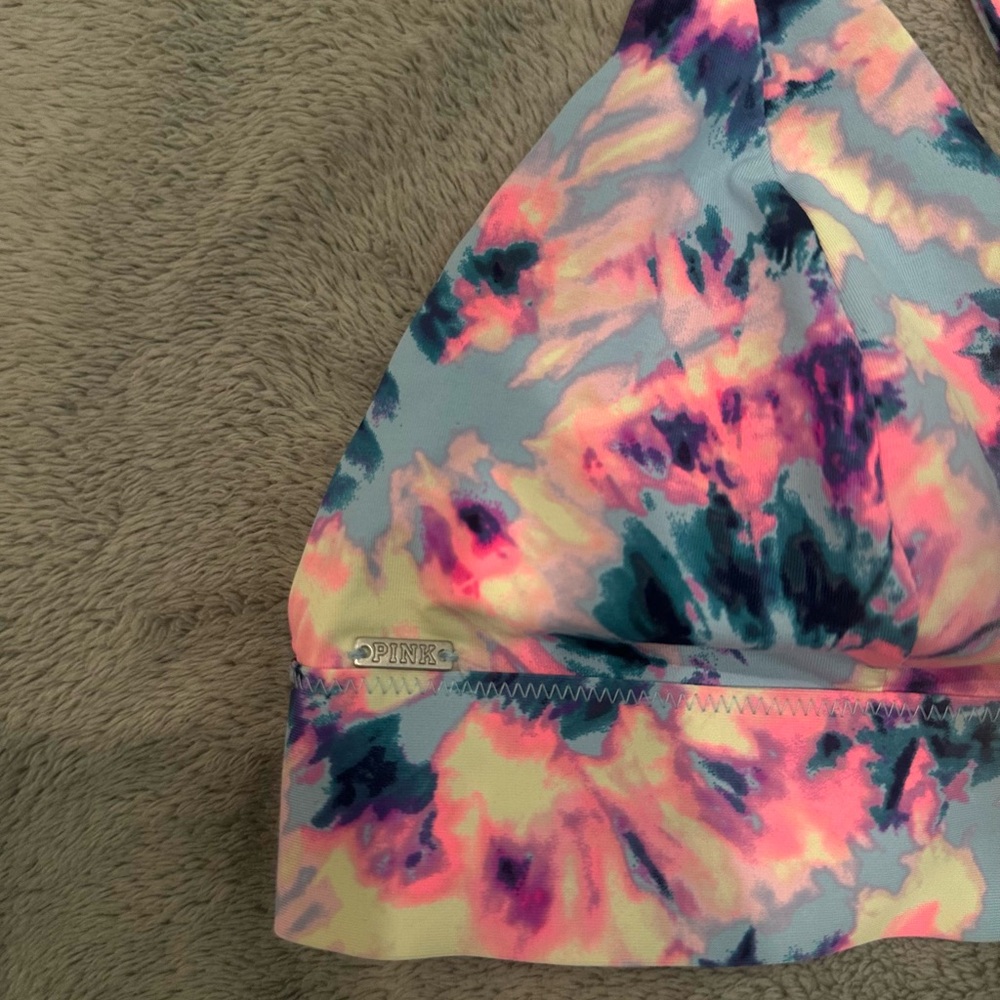 Like new Victoria Secret Pink Tie-Dye Strappy Bralette - Picture 8 of 9